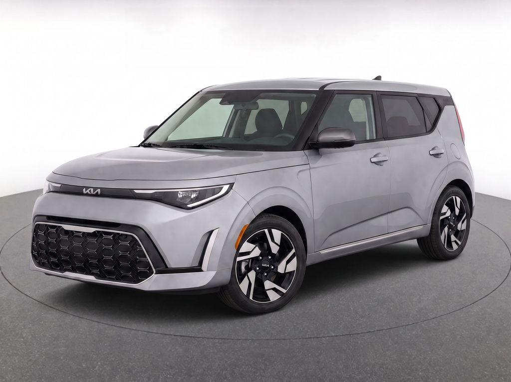 Steel Gray 2023 Kia Soul SUV / Crossover Front-Wheel Drive Continuously Variable Transmission