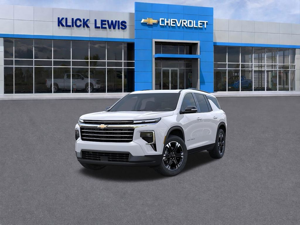 2027 Chevrolet Traverse LT White at Klick Lewis Buick Chevrolet