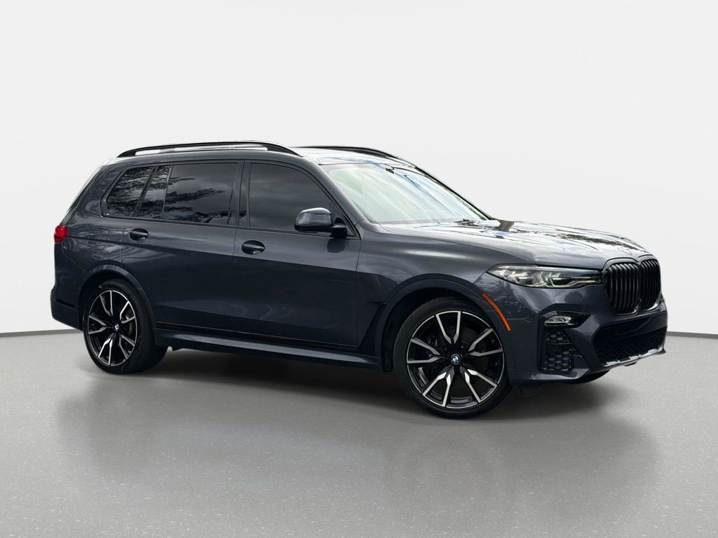 Gray Metallic 2021 BMW X7 xDrive40i AWD SUV / Crossover All-Wheel Drive Automatic