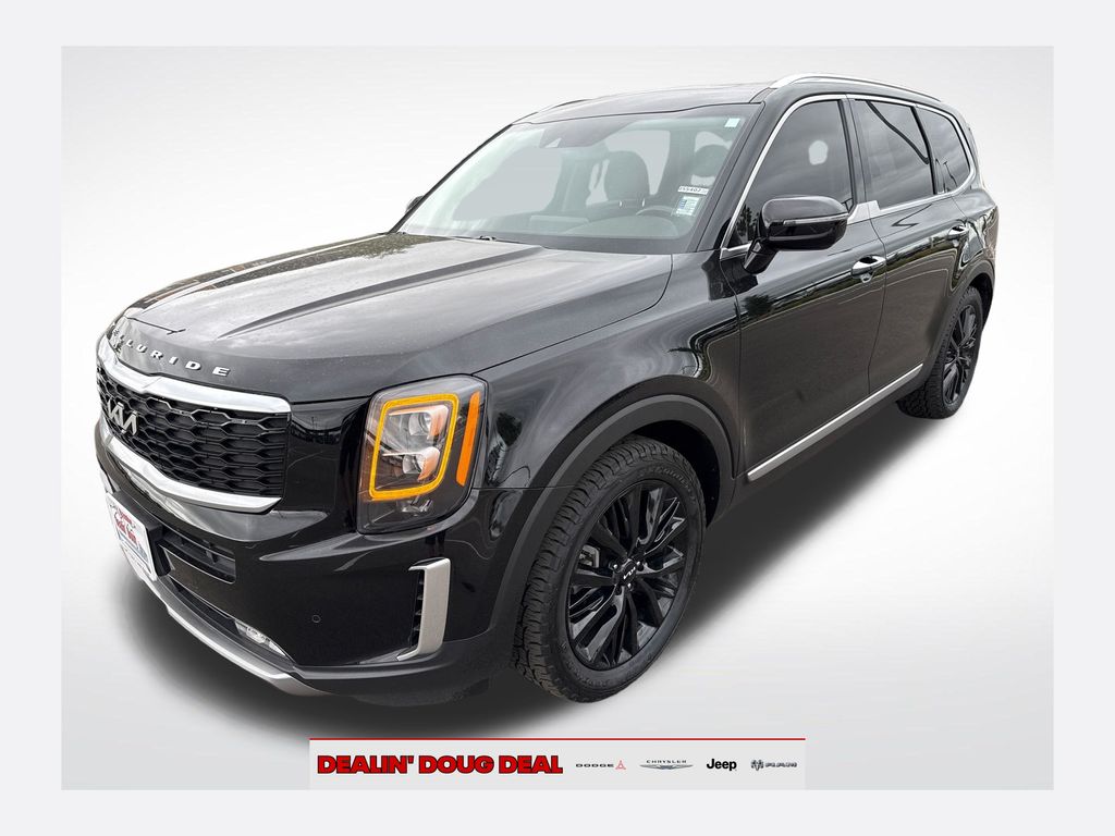 Ebony Black 2022 Kia Telluride SX AWD SUV / Crossover All-Wheel Drive 8-Speed Automatic