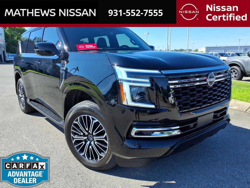 Super Black 2026 Nissan Armada Platinum 4WD SUV / Crossover Four-Wheel Drive 9-Speed Automatic