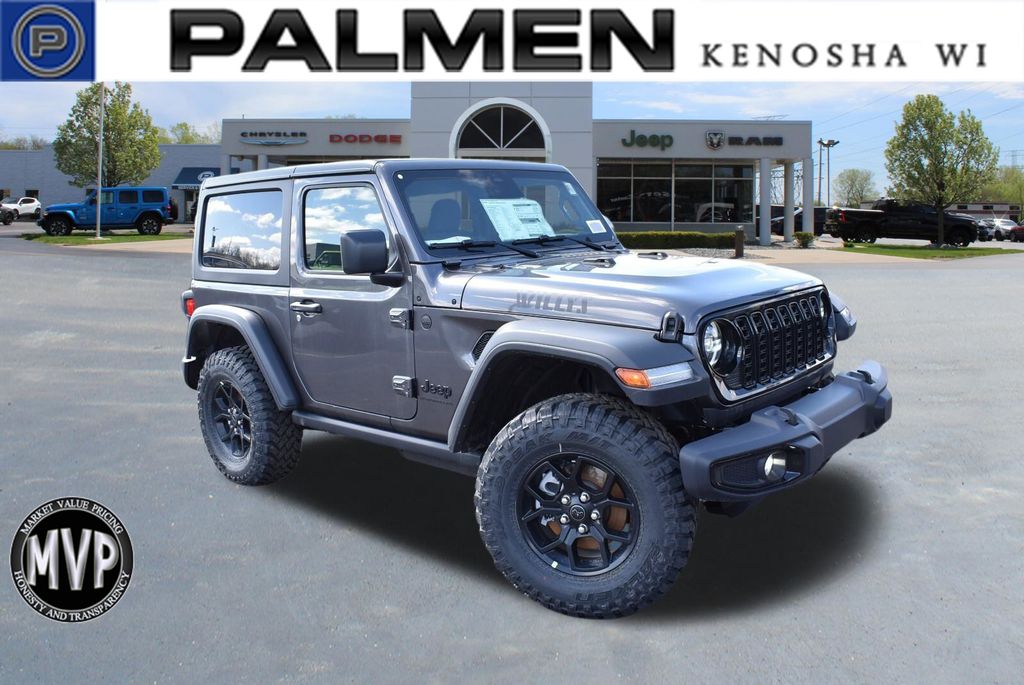 Gray (Granite Crystal Metallic Clearcoat) 2026 Jeep Wrangler SUV / Crossover Four-Wheel Drive 8-Speed Automatic