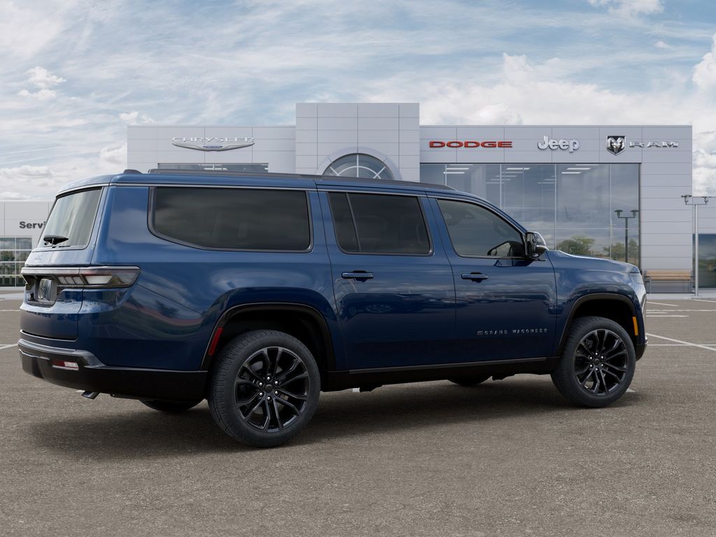 New 2026 Fathom Blue Pearlcoat Jeep Summit Obsidian image 4