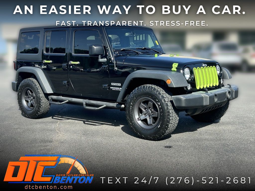 Black Clearcoat 2017 Jeep Wrangler SUV / Crossover Four-Wheel Drive 5-Speed Automatic