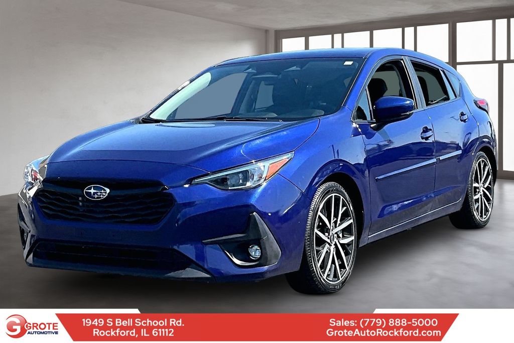 Sapphire Blue Pearl 2024 Subaru Impreza Sport AWD Wagon All-Wheel Drive Continuously Variable Transmission