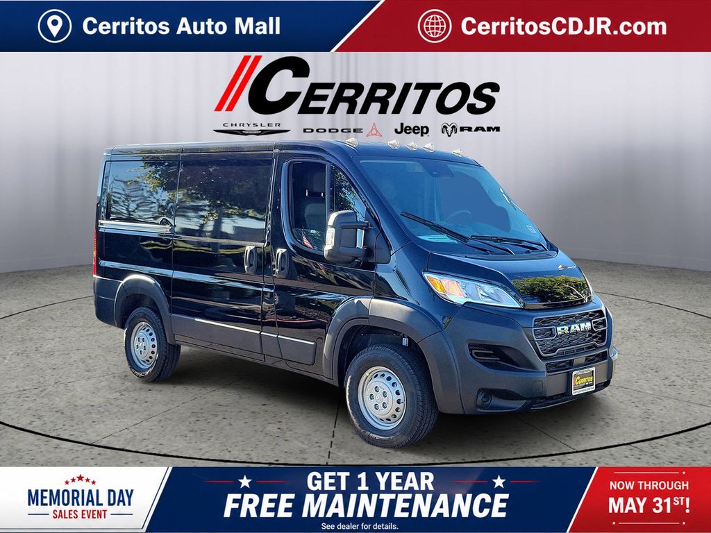 Black Clearcoat 2026 RAM ProMaster 1500 Tradesman 118 Low Roof Cargo Van FWD Van Front-Wheel Drive 9-Speed Automatic