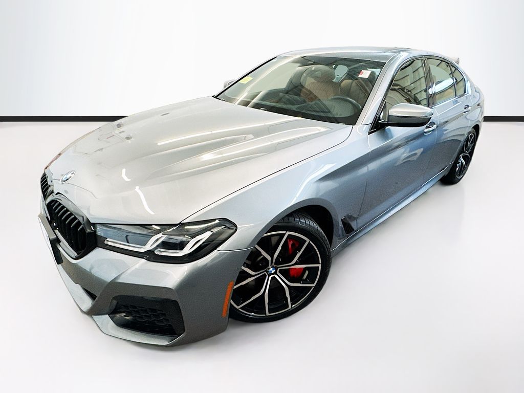 Skyscraper Gray Metallic 2023 BMW 5 Series Sedan All-Wheel Drive 8-Speed Automatic
