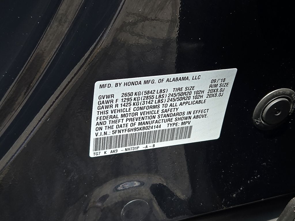 2019 Honda Pilot