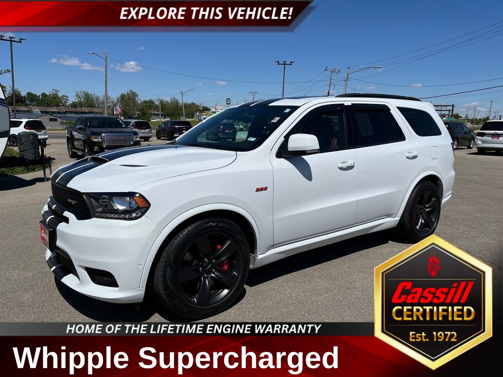 White Knuckle Clearcoat 2018 Dodge Durango SRT AWD SUV / Crossover All-Wheel Drive 8-Speed Automatic