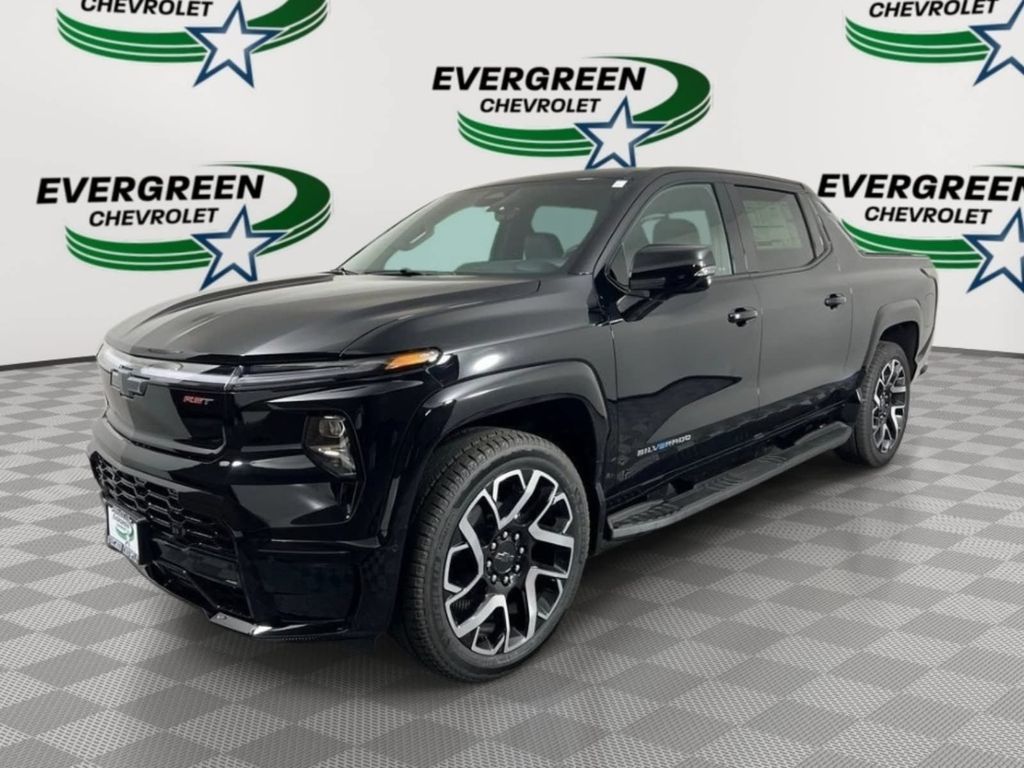 Black 2024 Chevrolet Silverado EV Pickup Truck All-Wheel Drive 1-Speed Automatic