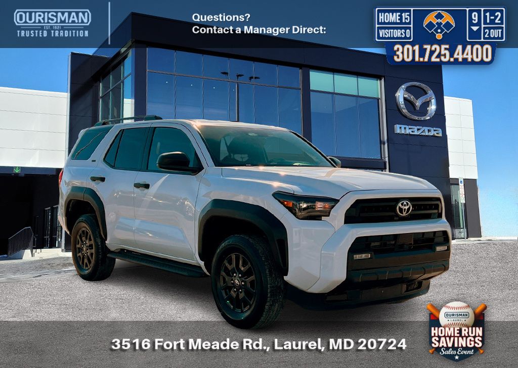 Ice 2025 Toyota 4Runner SR5 4WD SUV / Crossover Four-Wheel Drive 8-Speed Automatic