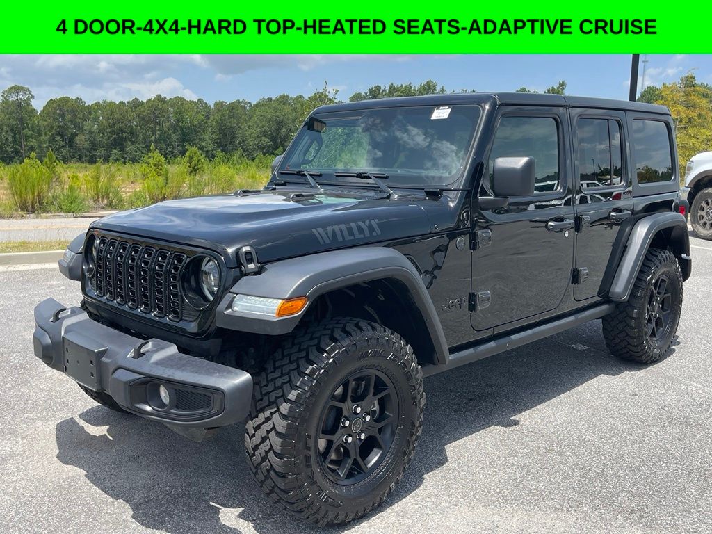 Black Clearcoat 2025 Jeep Wrangler SUV / Crossover Four-Wheel Drive 8-Speed Automatic