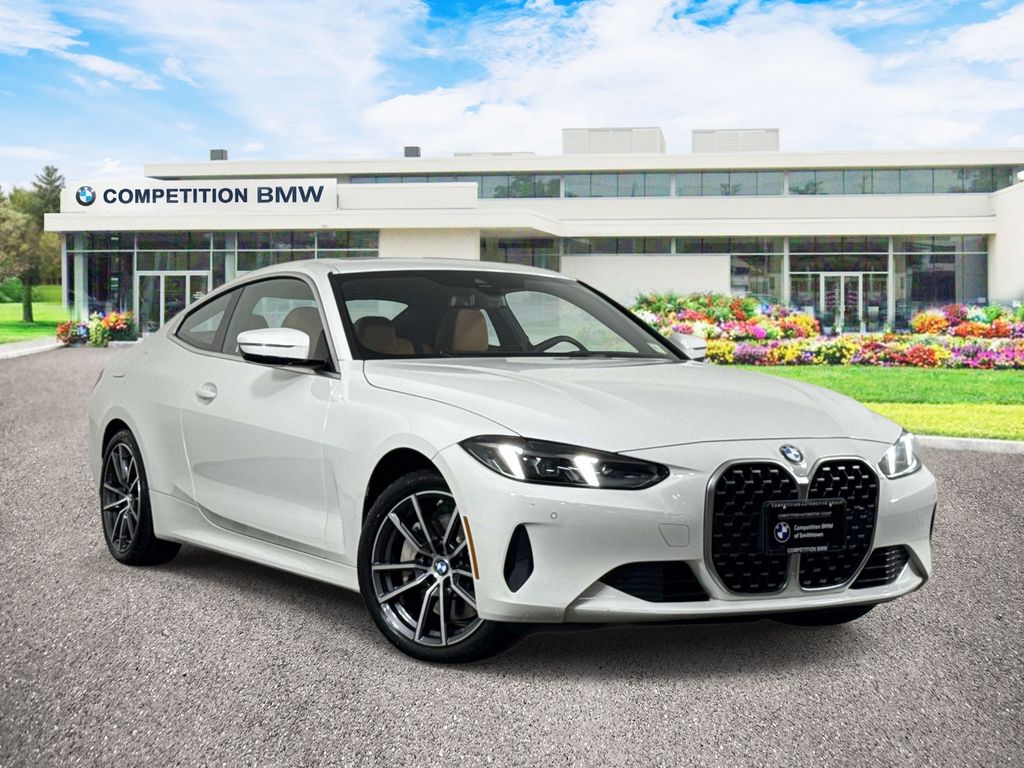 Alpine White 2026 BMW 4 Series Coupe All-Wheel Drive 8-Speed Automatic