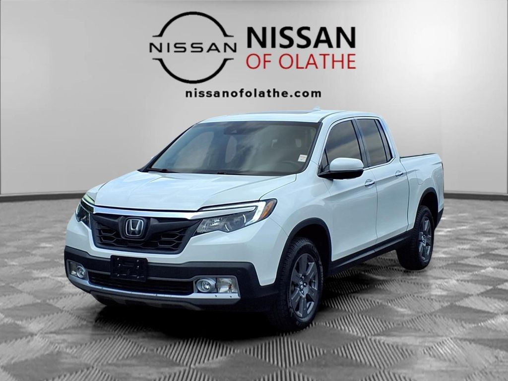 White 2020 Honda Ridgeline RTL-E AWD Pickup Truck All-Wheel Drive 9-Speed Automatic