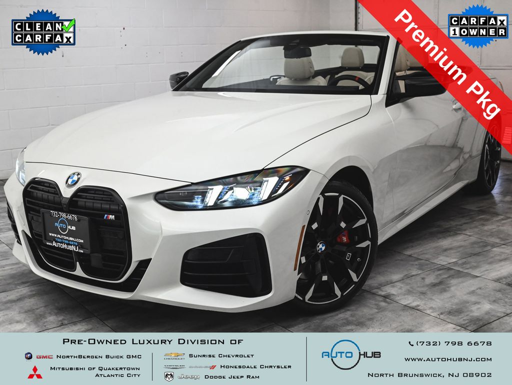 Mineral White Metallic 2026 BMW 4 Series Convertible All-Wheel Drive 8-Speed Automatic