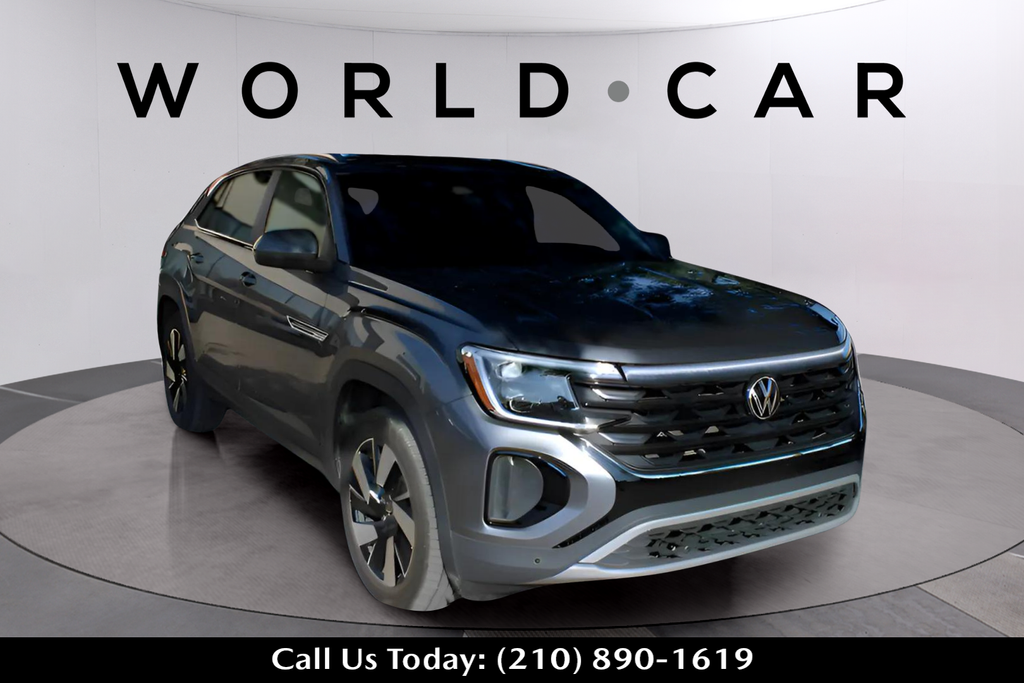 Pure Gray 2024 Volkswagen Atlas Cross Sport SUV / Crossover Front-Wheel Drive 8-Speed Automatic