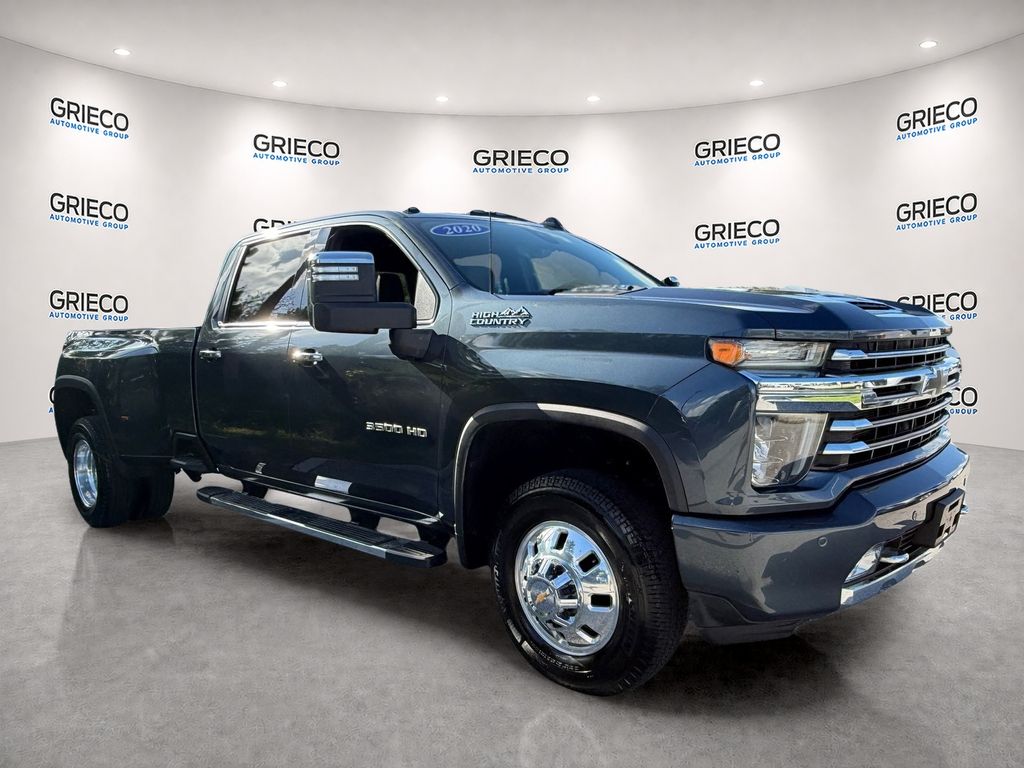 Shadow Gray Metallic 2020 Chevrolet Silverado 3500HD Pickup Truck Four-Wheel Drive Automatic