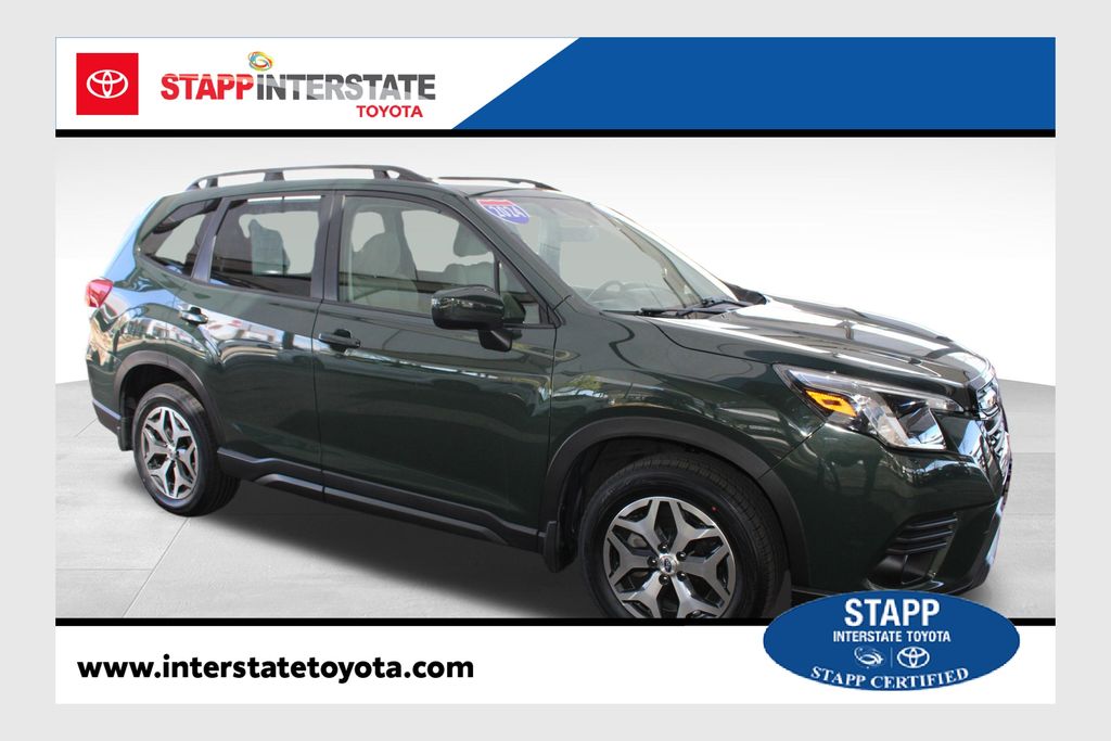 Cascade Green Silica 2024 Subaru Forester Premium Crossover AWD SUV / Crossover All-Wheel Drive Continuously Variable Transmission