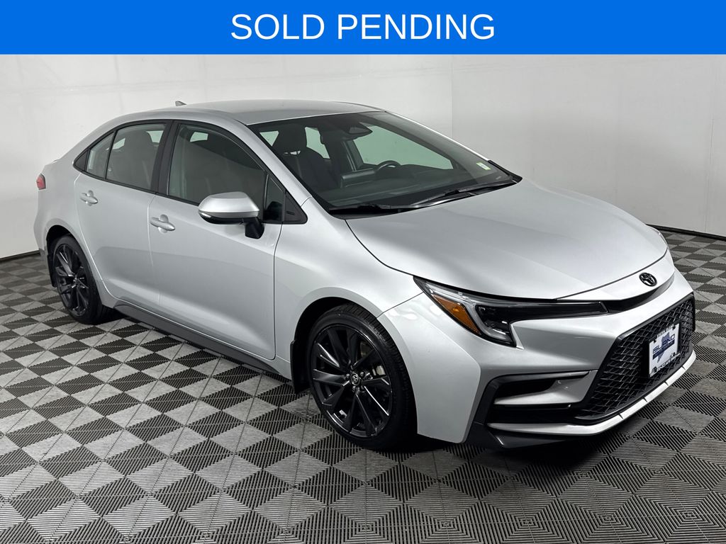 Classic Silver Metallic 2023 Toyota Corolla SE FWD Sedan Front-Wheel Drive Continuously Variable Transmission