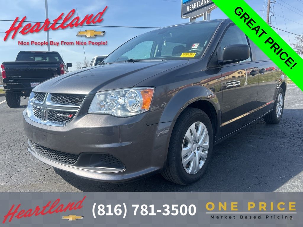 Gray (Granite Crystal Metallic Clearcoat) 2020 Dodge Grand Caravan SE FWD Minivan Front-Wheel Drive 6-Speed Automatic