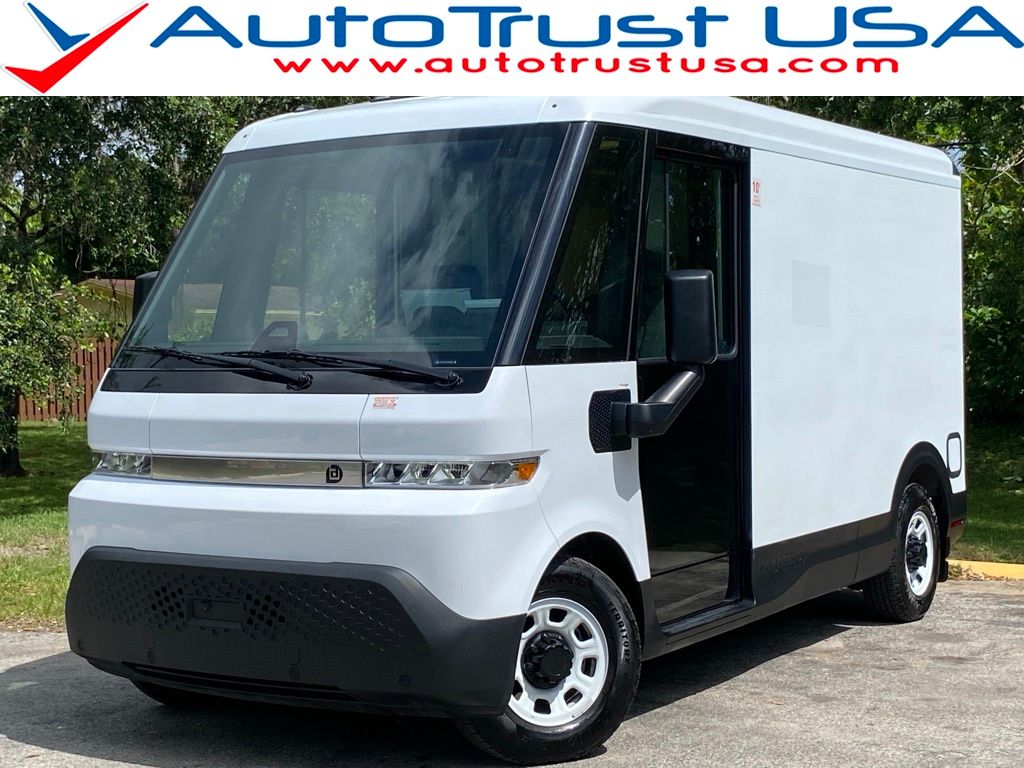 Oyster White 2024 Chevrolet BrightDrop Van All-Wheel Drive 1-Speed Automatic