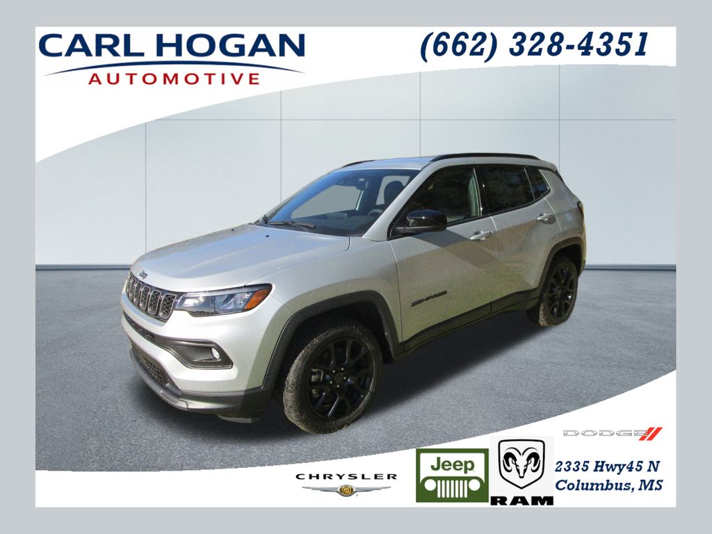 Silver 2026 Jeep Compass SUV / Crossover Four-Wheel Drive 8-Speed Automatic