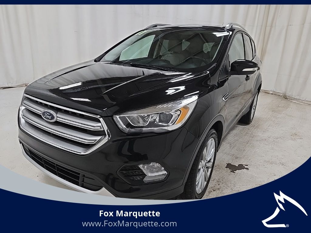 Shadow Black 2017 Ford Escape Titanium AWD SUV / Crossover All-Wheel Drive 6-Speed Automatic