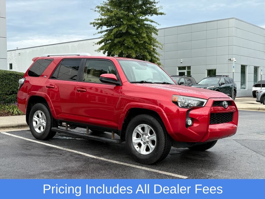 Barcelona Red Metallic 2018 Toyota 4Runner SUV / Crossover 4X2 5-Speed Automatic Overdrive