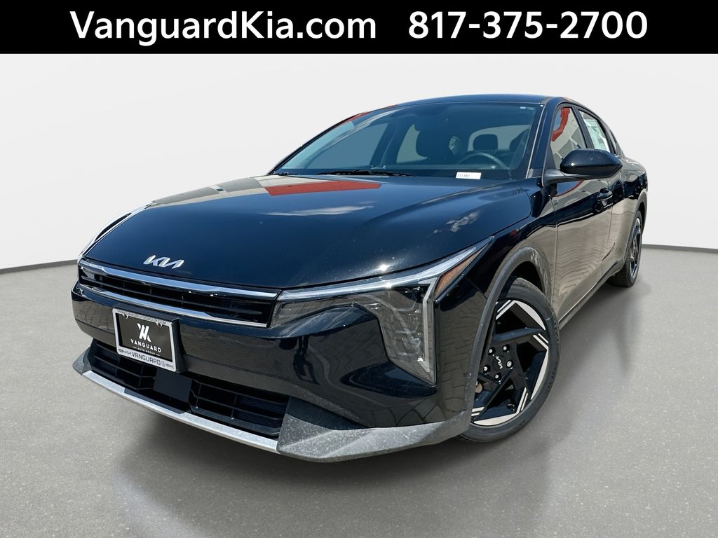 Aurora Black Pearl 2025 Kia K4 EX FWD Sedan Front-Wheel Drive Continuously Variable Transmission