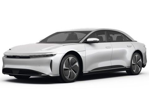 White 2023 Lucid Air Pure AWD Sedan All-Wheel Drive 1-Speed Automatic