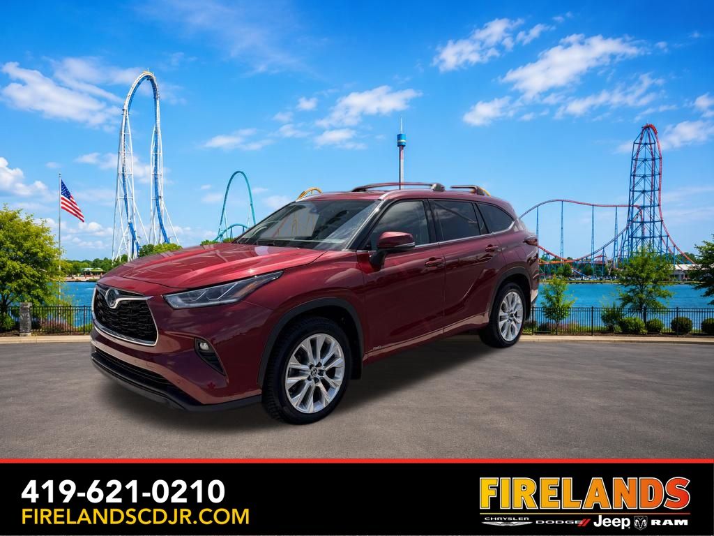 Pearl 2022 Toyota Highlander Hybrid SUV / Crossover All-Wheel Drive Continuously Variable Transmission