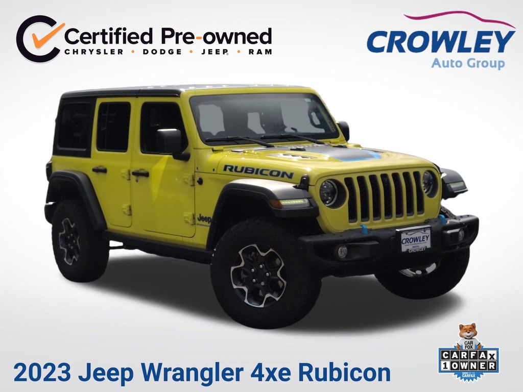 High Velocity Clearcoat 2023 Jeep Wrangler 4xe SUV / Crossover Four-Wheel Drive 8-Speed Automatic