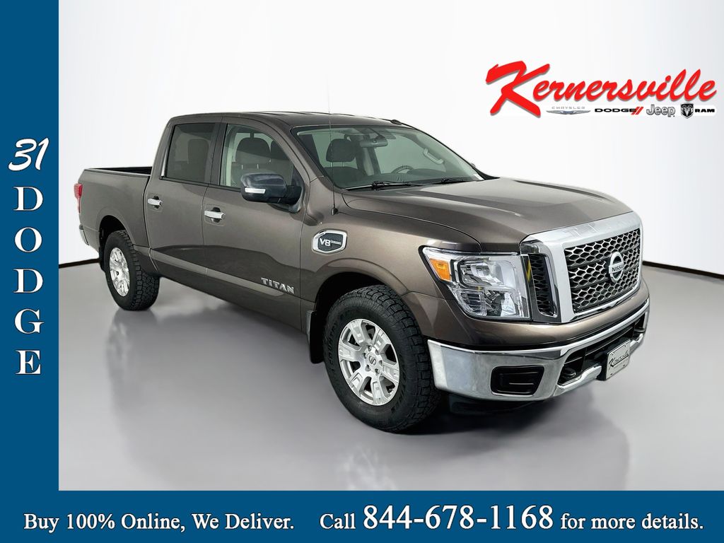 Java Metallic 2017 Nissan Titan Pickup Truck Four-Wheel Drive 7-Speed Automatic