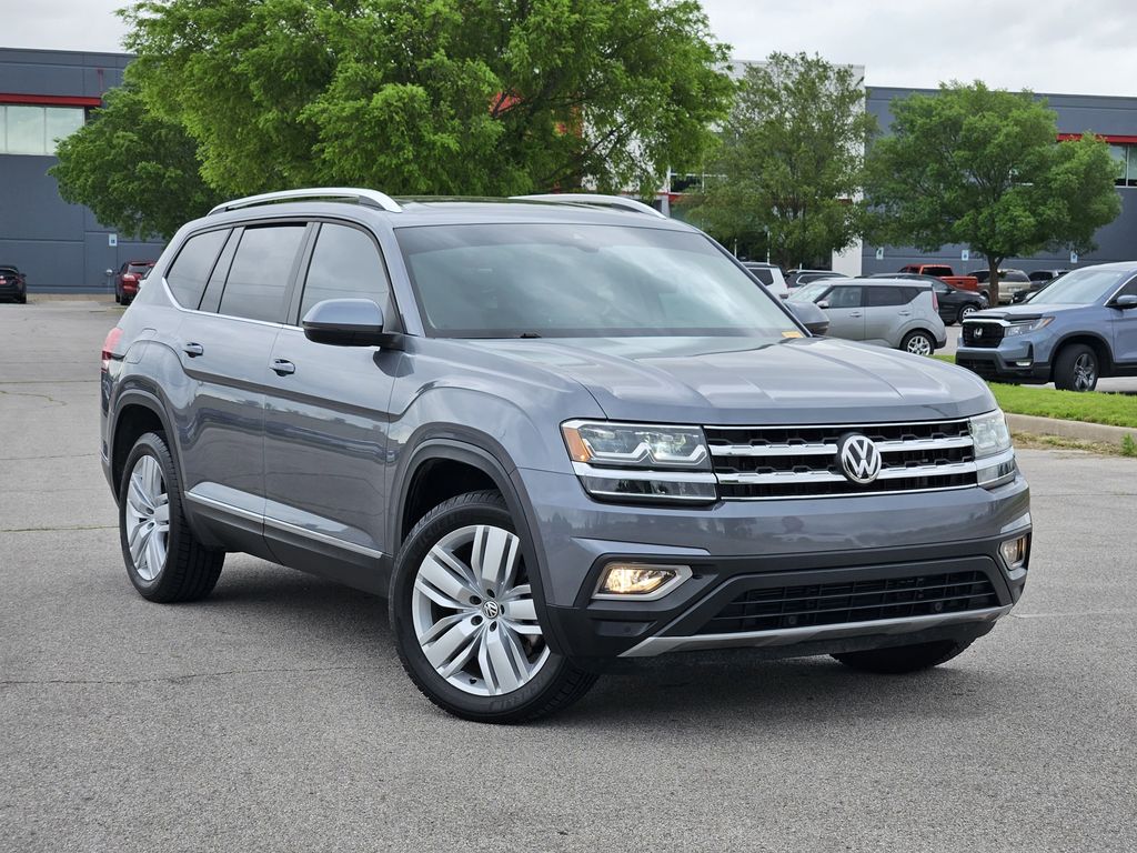 Gray 2019 Volkswagen Atlas SEL FWD SUV / Crossover Front-Wheel Drive 8-Speed Automatic