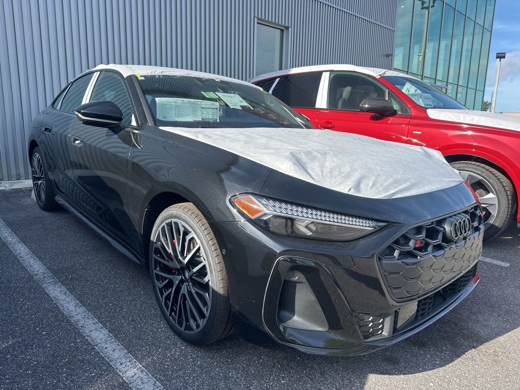 Mythos Black Metallic 2026 Audi S5 quattro Prestige TFSI Sedan All-Wheel Drive 7-Speed Automatic