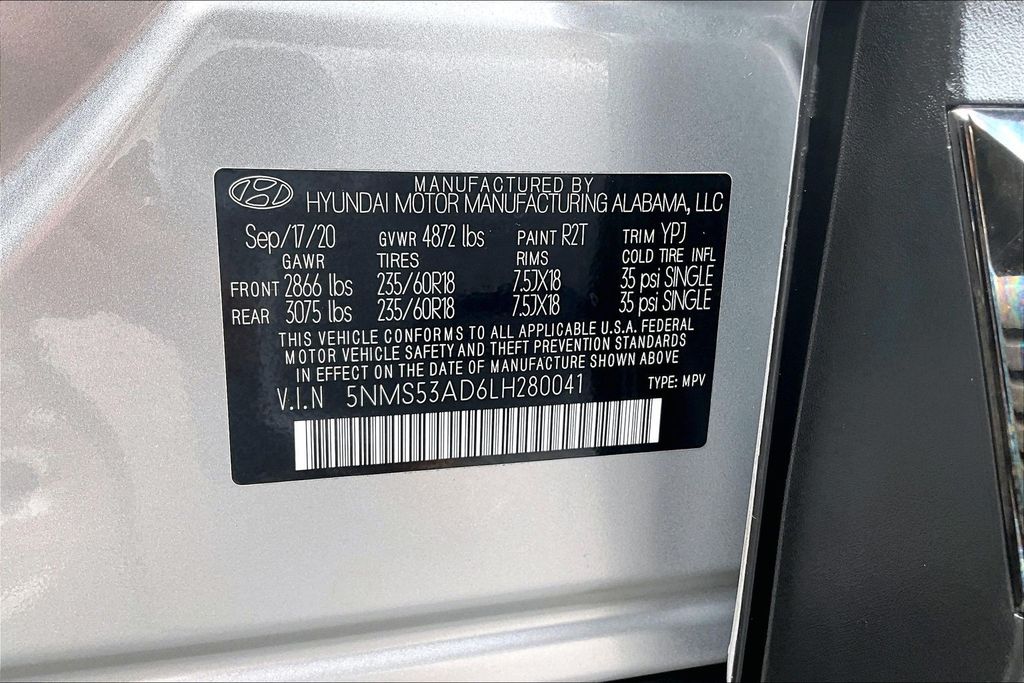 Used 2020 Hyundai Santa Fe SUV