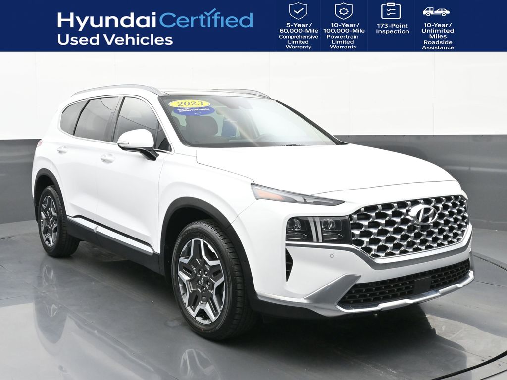 Serenity White Pearl 2023 Hyundai Santa Fe Limited FWD SUV / Crossover Front-Wheel Drive Automatic
