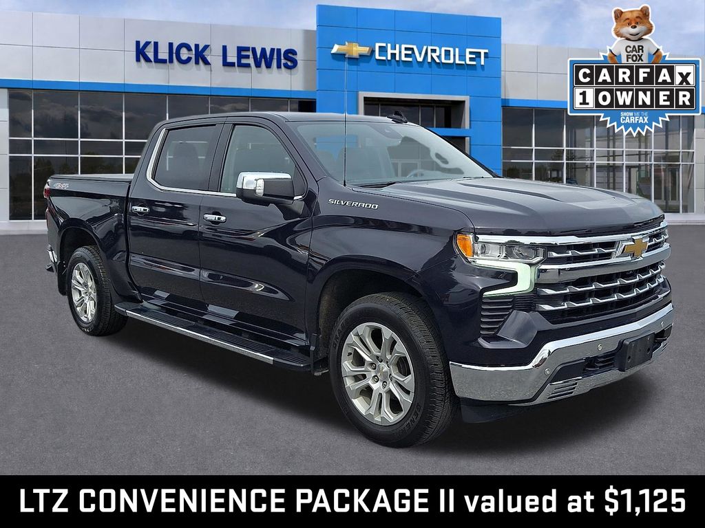 Dark Ash Metallic 2022 Chevrolet Silverado 1500 Pickup Truck Four-Wheel Drive Automatic