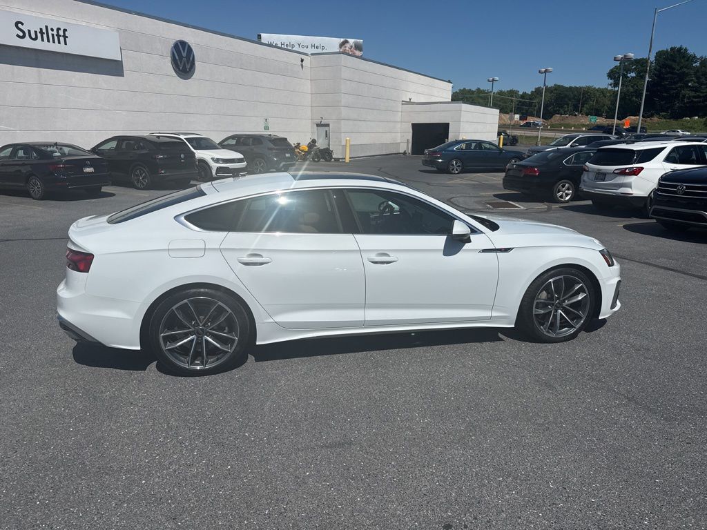 2023 Audi A5 Sportback 45 S line Premium Plus White at Audi Porsche Sewickley