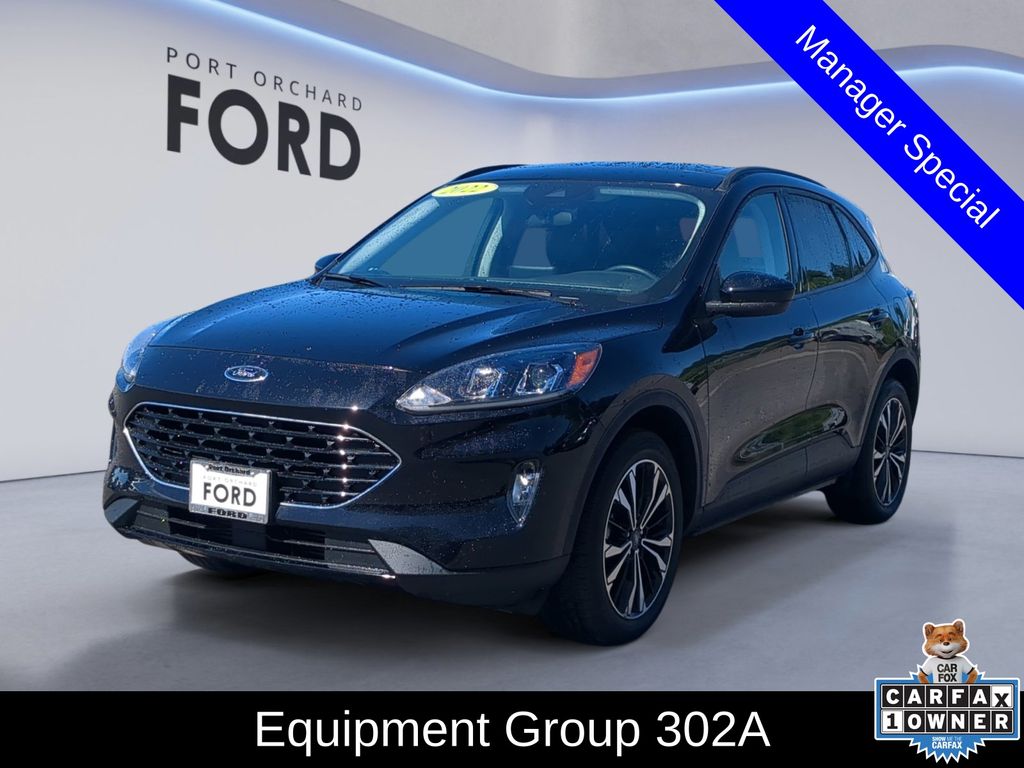Black Metallic 2022 Ford Escape SUV / Crossover All-Wheel Drive 8-Speed Automatic