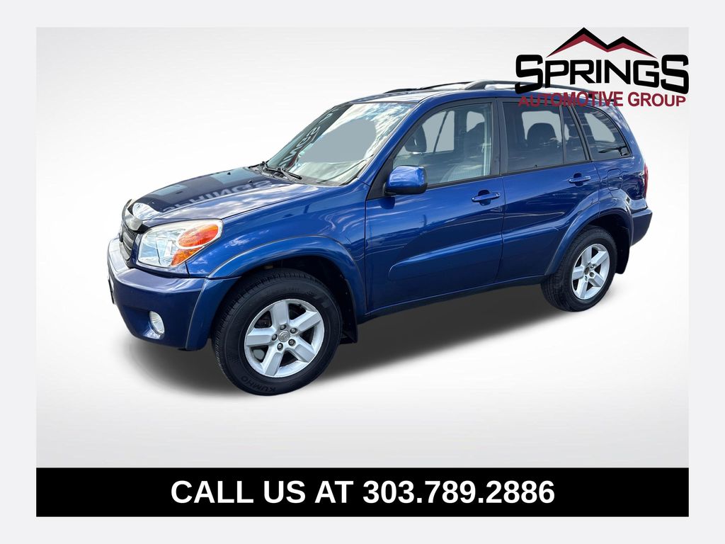Blue 2004 Toyota RAV4 SUV / Crossover All-Wheel Drive 4-Speed Automatic