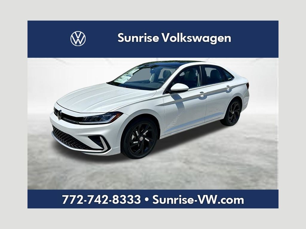 Opal White 2026 Volkswagen Jetta Sedan Front-Wheel Drive 8-Speed Automatic