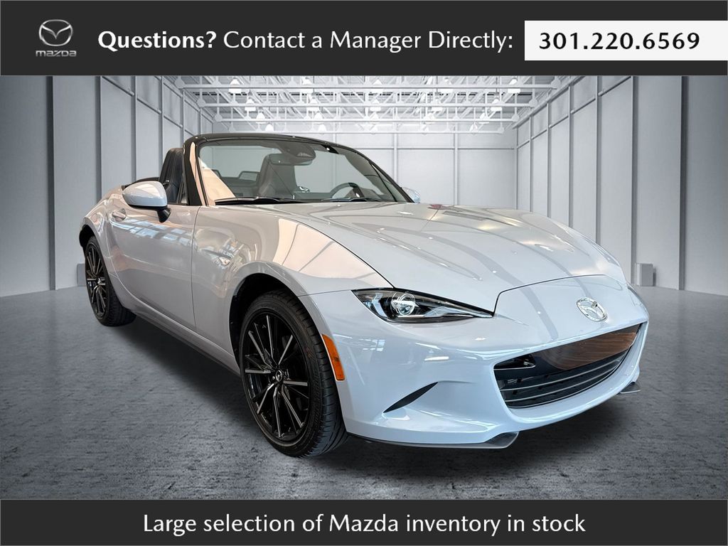 Gray Metallic 2026 Mazda MX-5 Miata Convertible Rear-Wheel Drive 6-Speed Manual