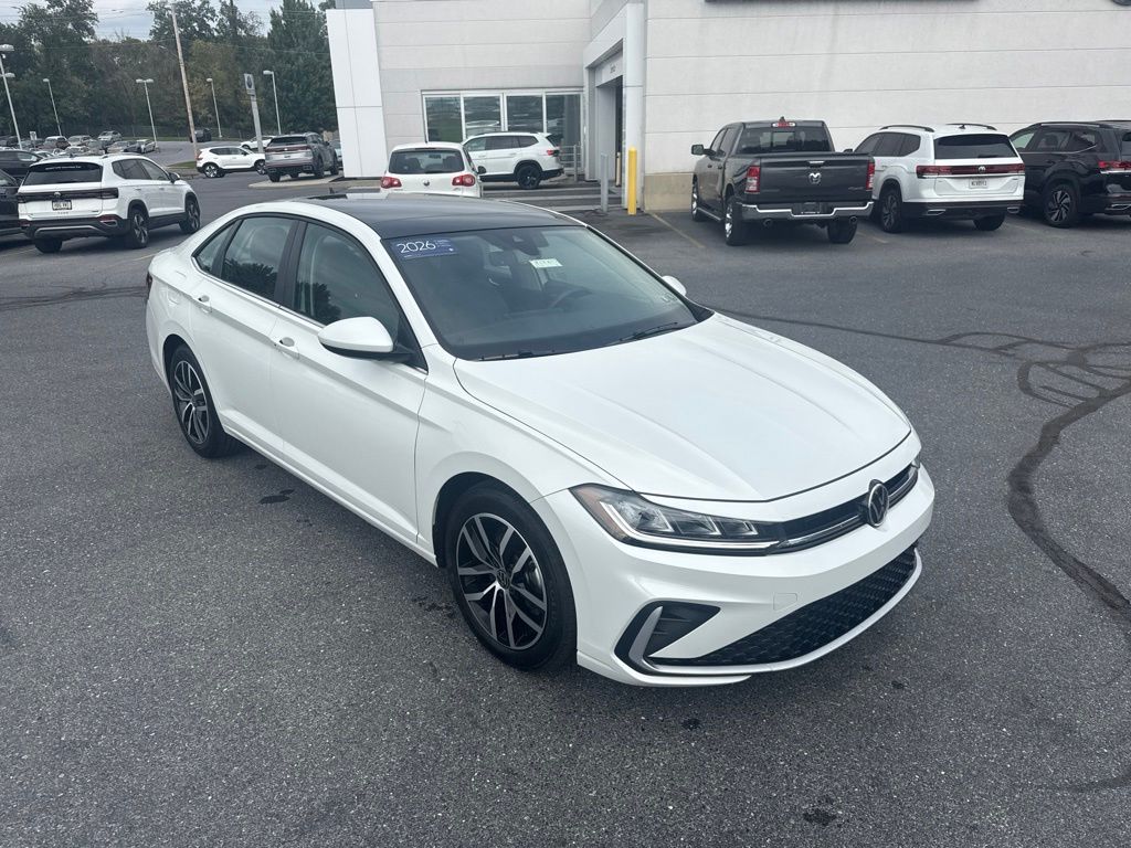 2026 Volkswagen Jetta 1.5T SE White at Sutliff Volkswagen