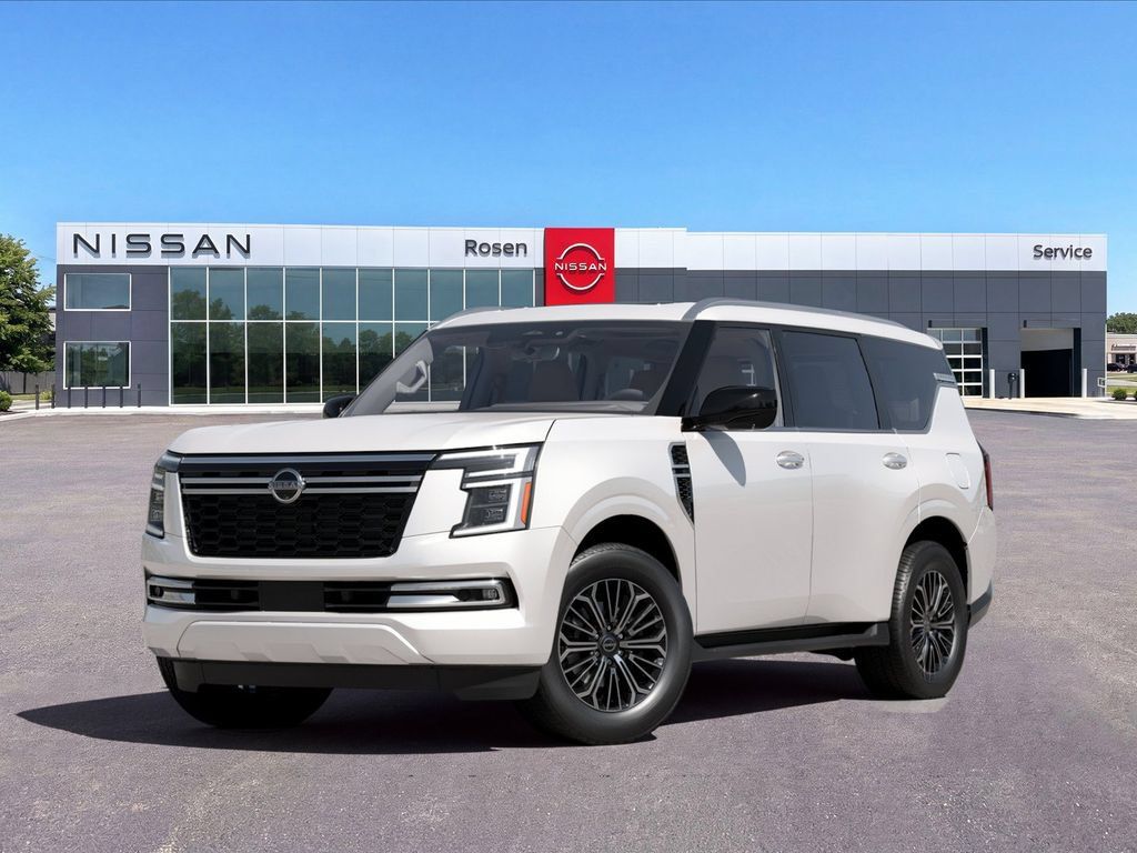 Aspen White Tricoat 2026 Nissan Armada SUV / Crossover Four-Wheel Drive 9-Speed Automatic