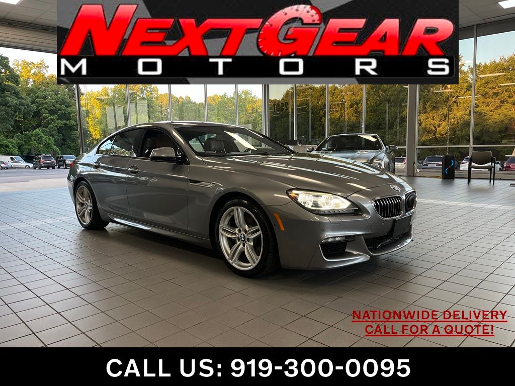 Space Gray Metallic 2015 BMW 6 Series Sedan All-Wheel Drive 8-Speed Automatic