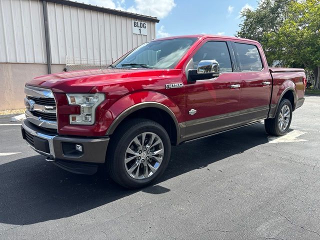 Race Red 2016 Ford F-150 Pickup Truck Four-Wheel Drive 6-Speed Automatic