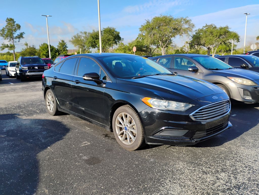 Shadow Black 2017 Ford Fusion SE Sedan Front-Wheel Drive 6-Speed Automatic