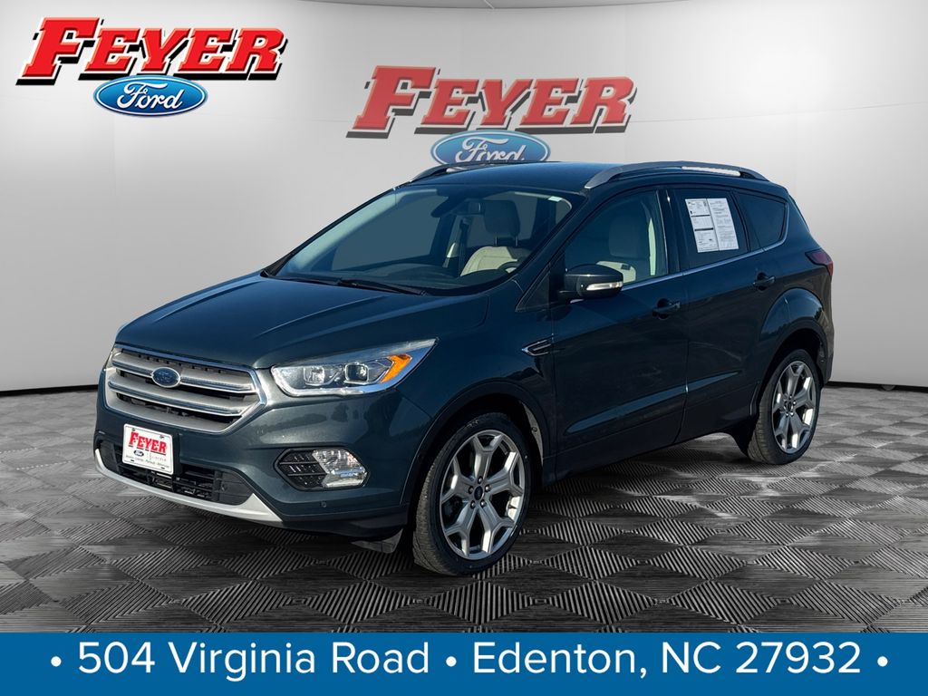 Sea Green 2019 Ford Escape Titanium FWD SUV / Crossover Front-Wheel Drive 6-Speed Automatic