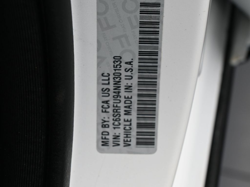 Used 2022 Bright White Clearcoat Ram TRX image 17